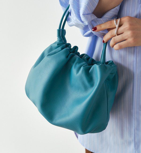  「レザー巾着4WAYショルダーバッグ」|ショルダー・メッセンジャー|