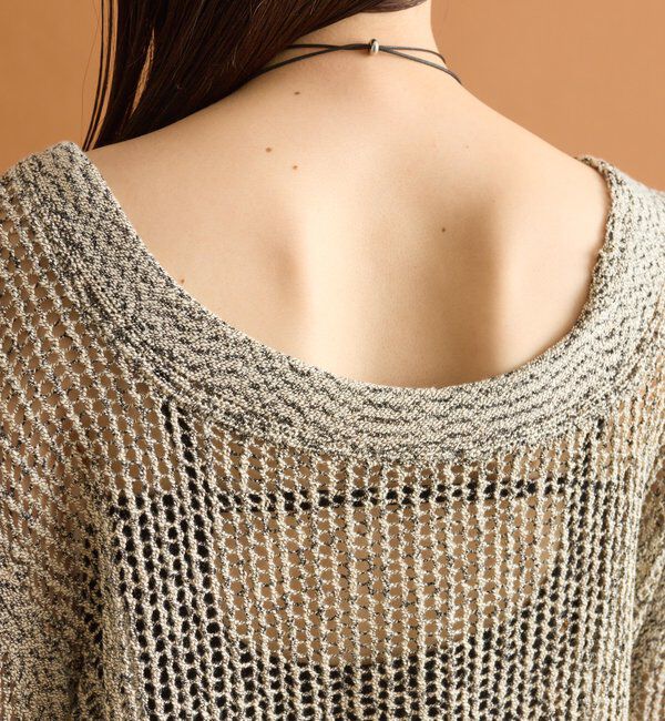  「フリルスリーブメッシュカーデ」|カーディガン|