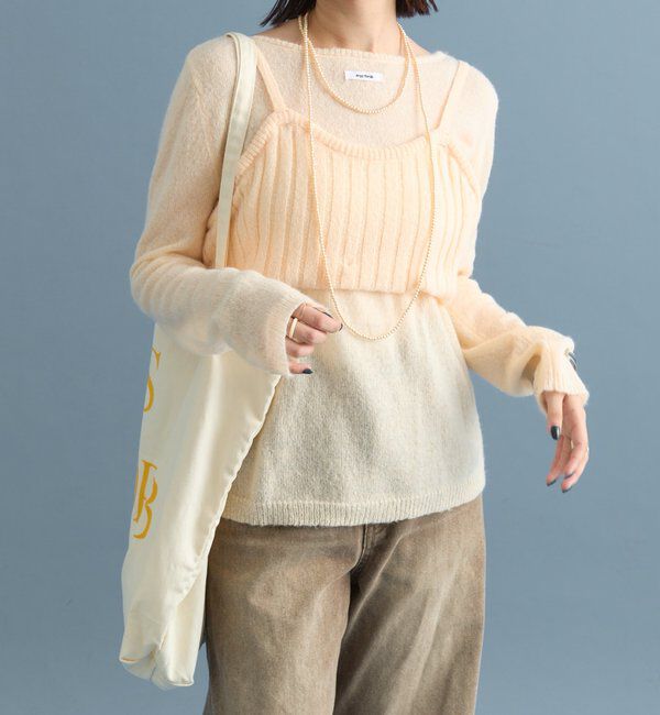  「シアーニットビスチェSET」|ニット・セーター|