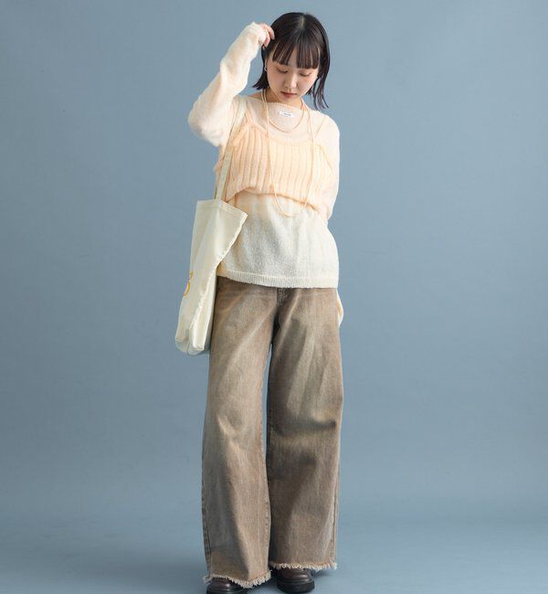  「シアーニットビスチェSET」|ニット・セーター|