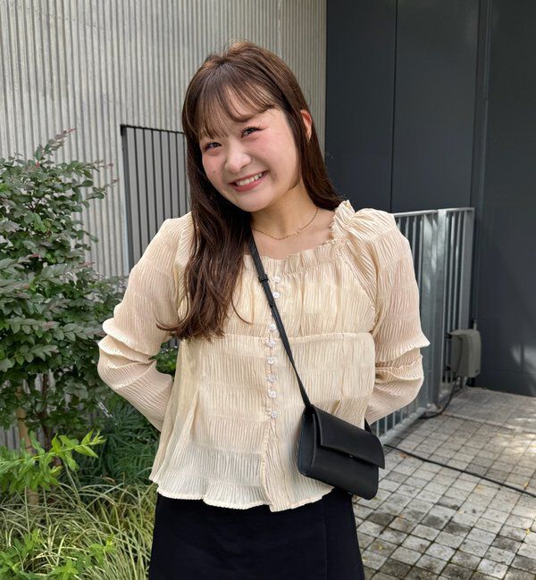  「【@__misa__03企画】シャーリングブラウス」|シャツ・ブラウス|