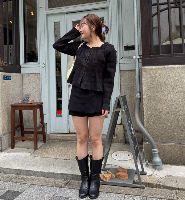 「【@__misa__03企画】シャーリングブラウス」|シャツ・ブラウス|