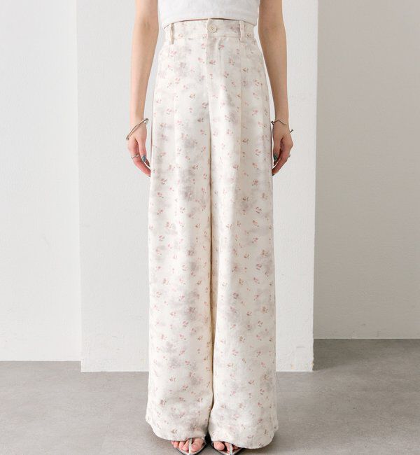  「フラワータックパンツ」|チノ|