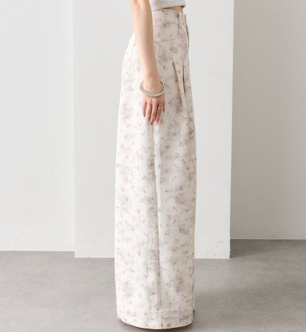  「フラワータックパンツ」|チノ|