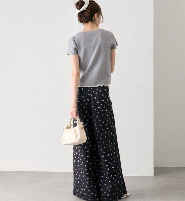  「フラワータックパンツ」|チノ|