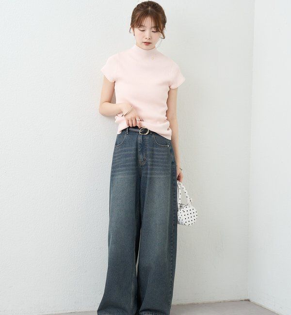  「ハイネックフレンチリブニット」|ニット・セーター|