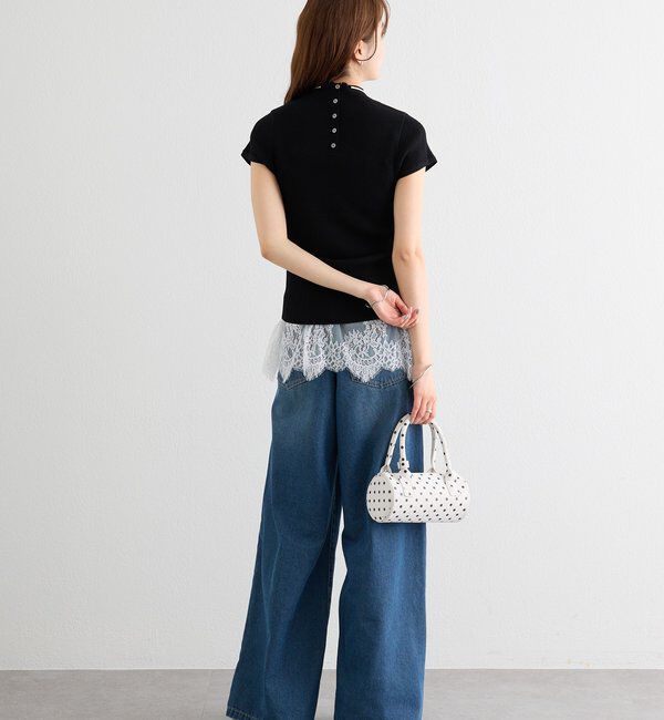  「ハイネックフレンチリブニット」|ニット・セーター|