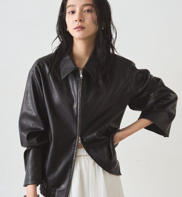  「フェイクレザージャケット」|ベスト・ジレ|