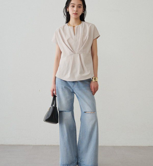  「フロントタックブラウス」|シャツ・ブラウス|