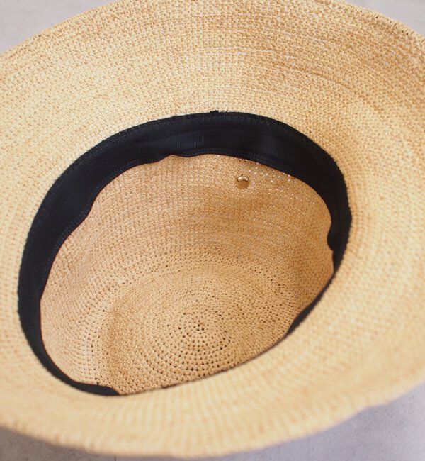  「【GALENA/ガレナ】メタルポイントラフィアハット」|ハット|