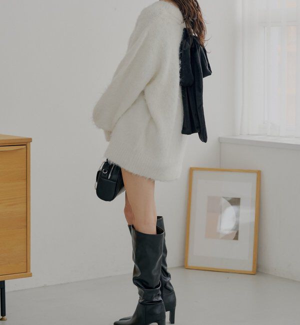  「ロングスラウチーブーツ」|ロングブーツ|