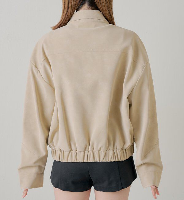  「スタンドカラーレザールーズジャケット」|その他|