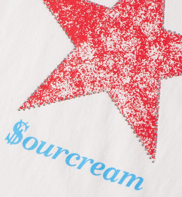  「【UNISEX】SourcreamラインストーンスターグラフィックTEE」|Tシャツ・カットソー|