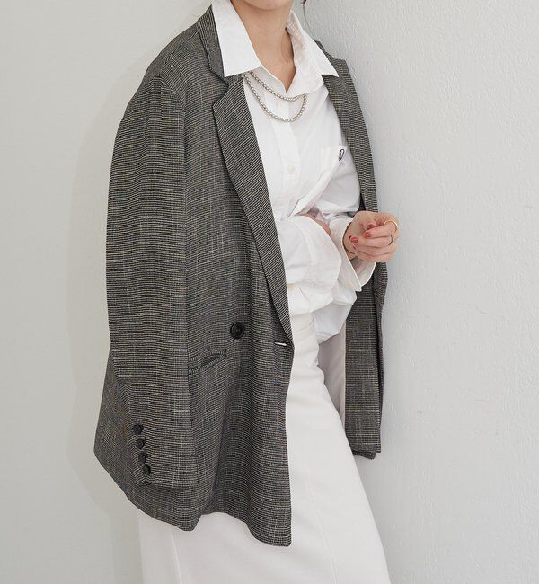  「《名品ジャケット》からみ織りジャケット」|テーラードジャケット|