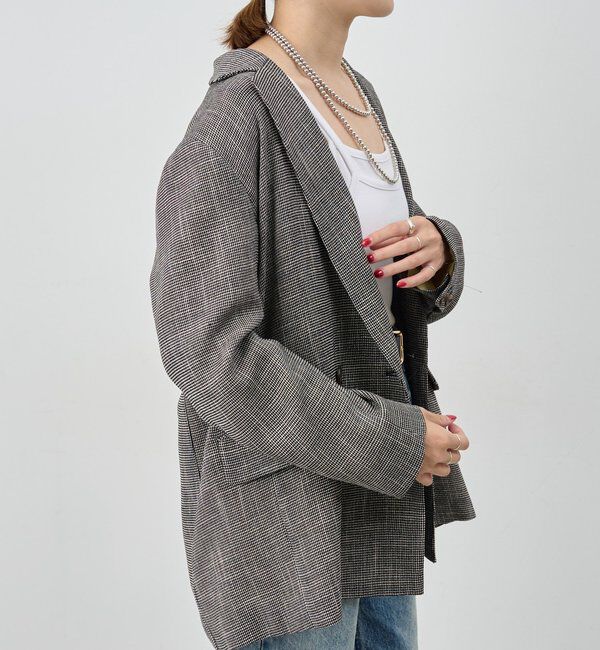  「《名品ジャケット》からみ織りジャケット」|テーラードジャケット|