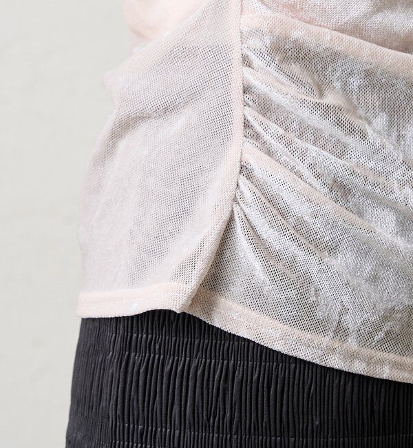  「シアーベロアトップス」|Tシャツ・カットソー|