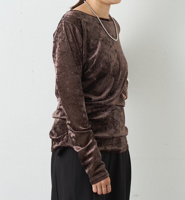  「シアーベロアトップス」|Tシャツ・カットソー|