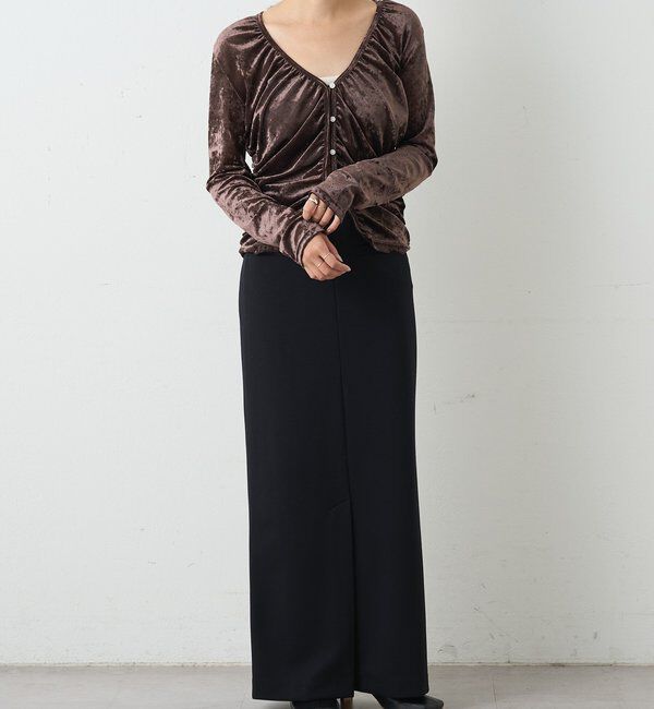  「シアーベロアカーディガン」|Tシャツ・カットソー|