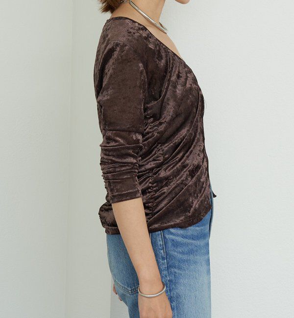  「シアーベロアカーディガン」|Tシャツ・カットソー|