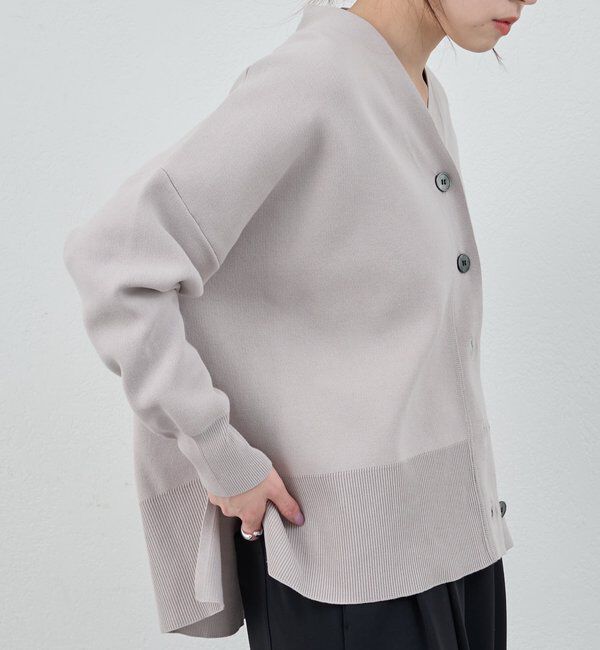  「コットンスムースカーディガン」|カーディガン|