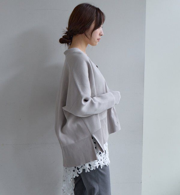  「コットンスムースカーディガン」|カーディガン|