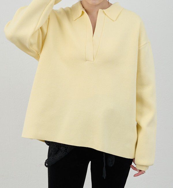  「スキッパーラガーニット」|ニット・セーター|