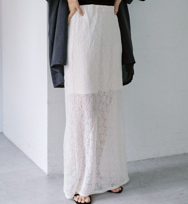  「絡みレースシアースカート」|スカート|