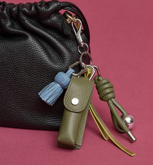 collex「【WEB限定】【Beau're/ヴュレ】リップケース付きレザーチャーム」|チャーム・キーホルダー|