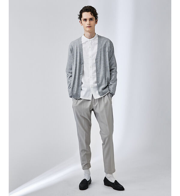 ABAHOUSE「センタータック バンドカラーシャツ」|シャツ・ブラウス|