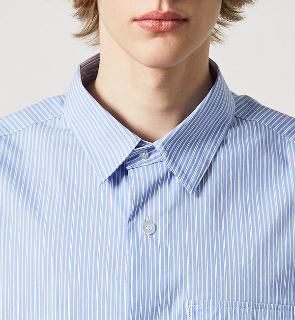 ABAHOUSE「クリア ストライプ レギュラーカラーシャツ」|シャツ・ブラウス|