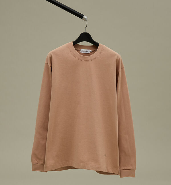 ABAHOUSE「ワンポイント刺繍　クルーネック長袖Tシャツ」|Tシャツ・カットソー|