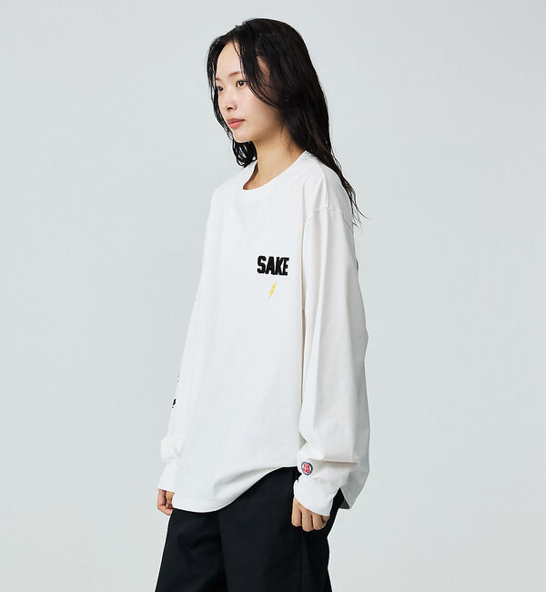 ABAHOUSE「【YOIDORE / ヨイドレ】KAMINARISAMA / 雷様 刺繍ロングT」|Tシャツ・カットソー|