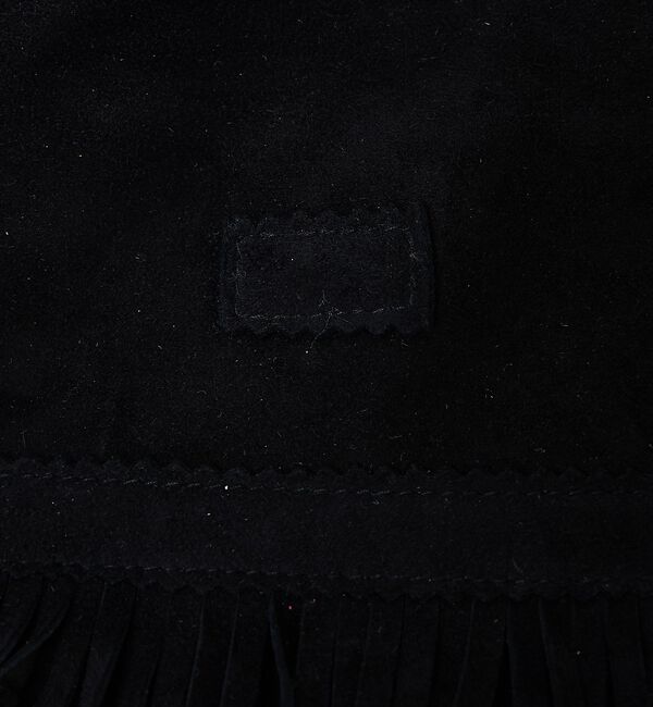 ABAHOUSE「【1/2HALF / ハーフ】ラムスェード 巾着ショルダー フリンジ ミニショル」|ショルダー・メッセンジャー|