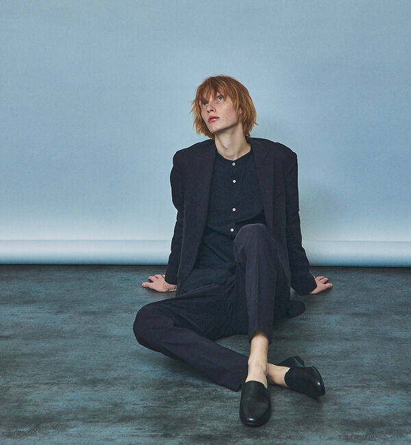 alfredoBANNISTER「【ソフトレザー】カウンターレス ゴア スリッポン」|ローファー|