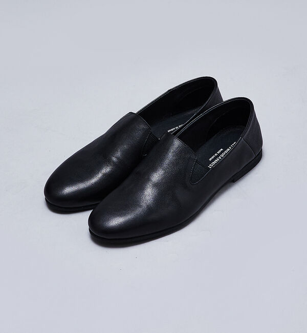 alfredoBANNISTER「【ソフトレザー】カウンターレス ゴア スリッポン」|ローファー|