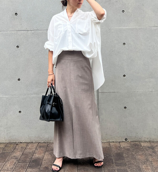 Rouge vif「フレアロングスリットスカート」|スカート|