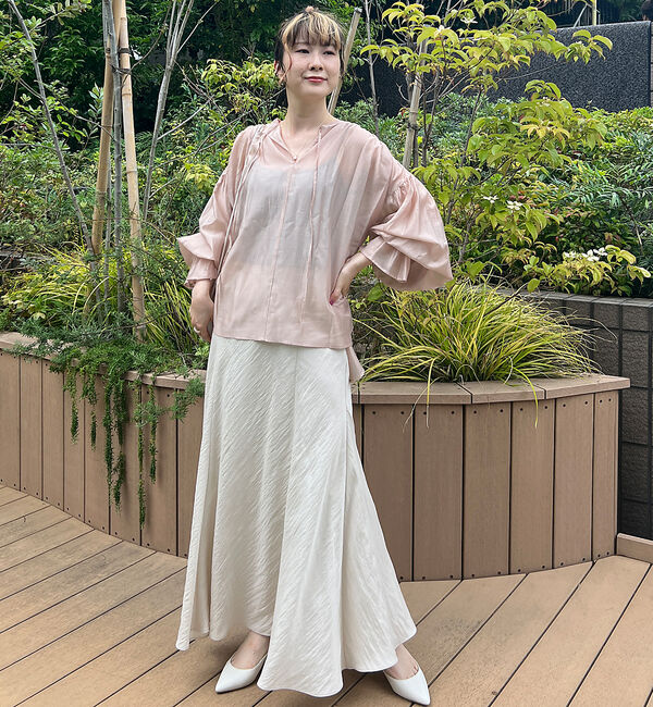 Rouge vif「切替フィブリルマキシスカート」|スカート|