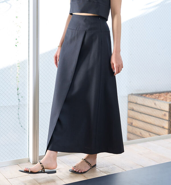 Rouge vif「【LAOCOONTE／ラオコンテ】フラットトングサンダル Elea Suede」|サンダル|