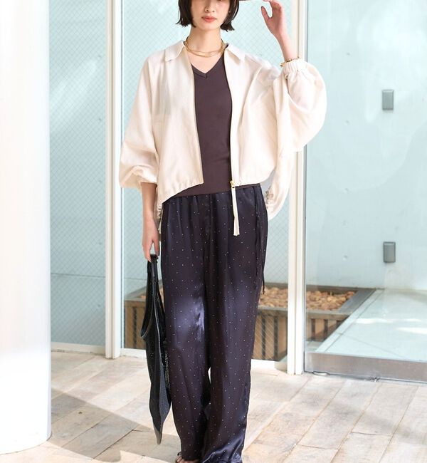 Rouge vif「【人気追加】コクーンブルゾン」|ブルゾン・スタジャン|