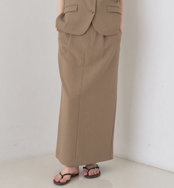 Rouge vif「【セットアップ対応】リネン混タイトスカート」|スカート|