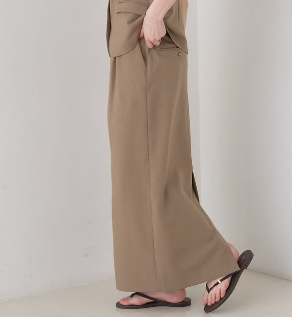 Rouge vif「【セットアップ対応】リネン混タイトスカート」|スカート|