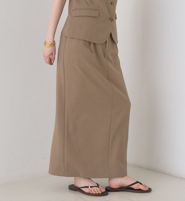 Rouge vif「【セットアップ対応】リネン混タイトスカート」|スカート|