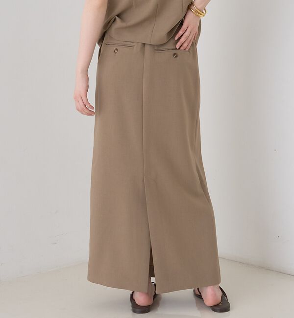 Rouge vif「【セットアップ対応】リネン混タイトスカート」|スカート|