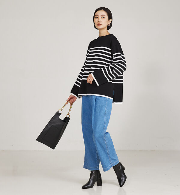 qualite「【e&times;qualite】トラウザーデニム」|デニム|