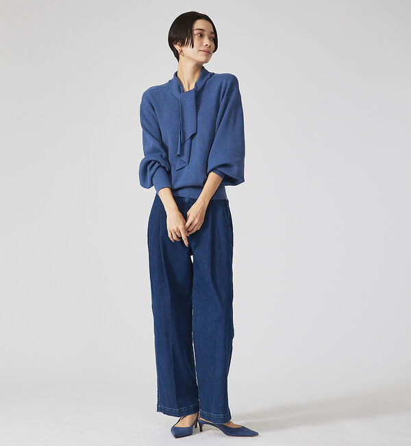 qualite「【e&times;qualite】トラウザーデニム」|デニム|