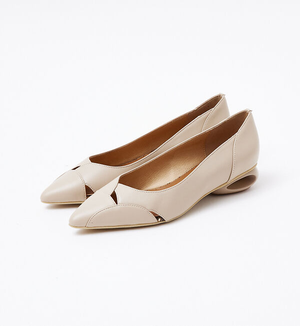 AU BANNISTER「ホールヒール フラットパンプス」|パンプス|