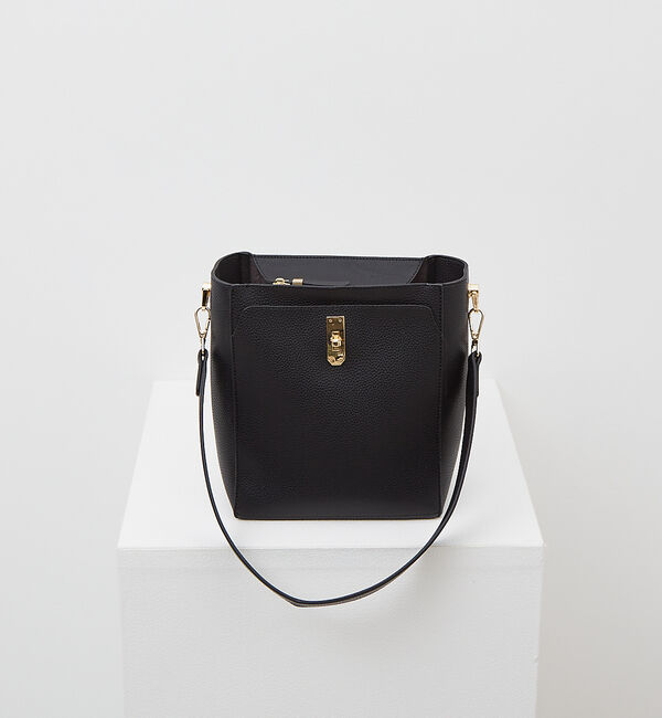 LOWELL things「Rect/バケットショルダーバッグ」|ショルダー・メッセンジャー|ブラック