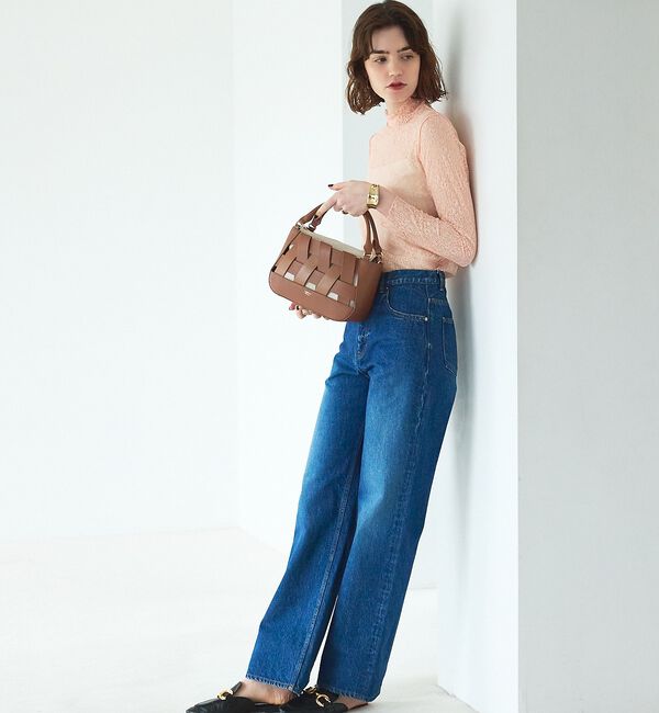 LOWELL things「Latti/レザー2WAYミニショルダーバッグ」|かごバッグ|