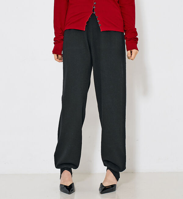 NOMINE「【セットアップ/ユニセックス】スウェットライク ニットパンツ」|その他|