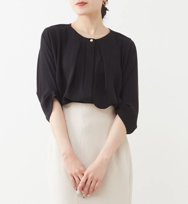 TIARA「2WAYドルマンブラウス」|シャツ・ブラウス|ブラック